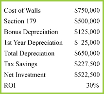 Tax Savings Example 1