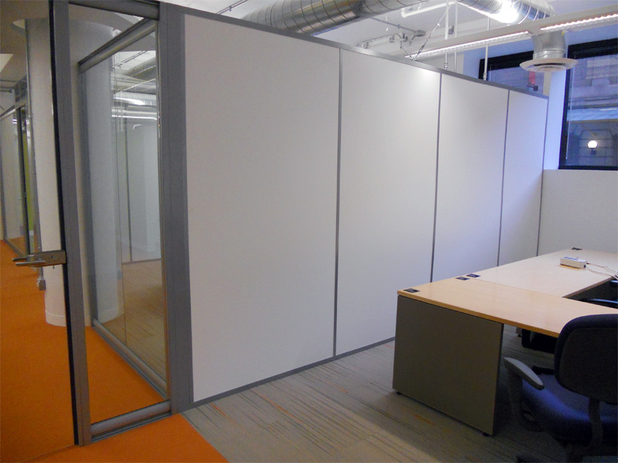 Solid Freestanding side walls CBRE - Chicago, IL
