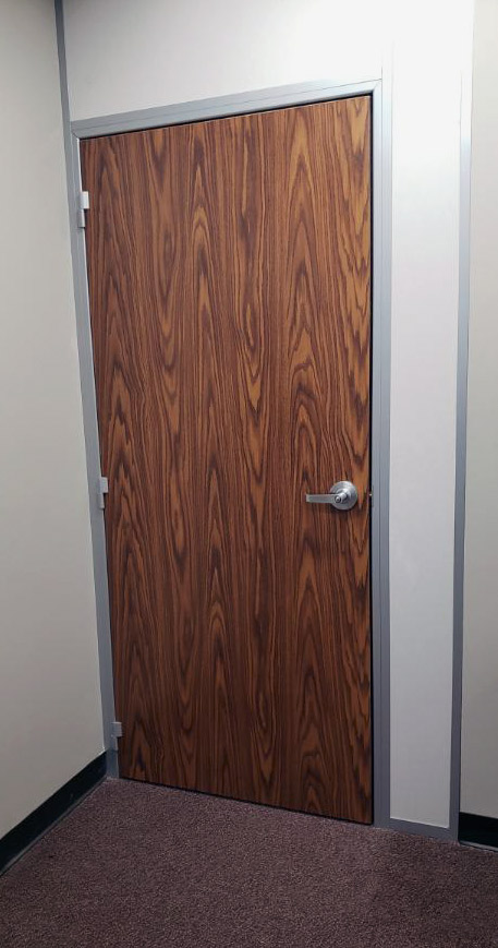 English Oak Laminate Door Flex Series Demountable Wall