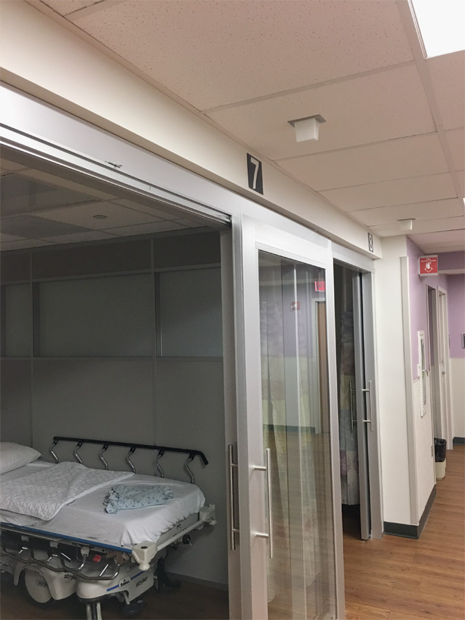 Healthcare patient rooms - NxtWall Flex Series
