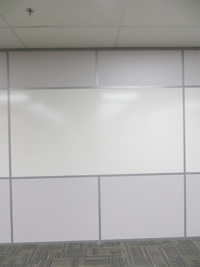 Integrated whiteboard wall - Flex Series