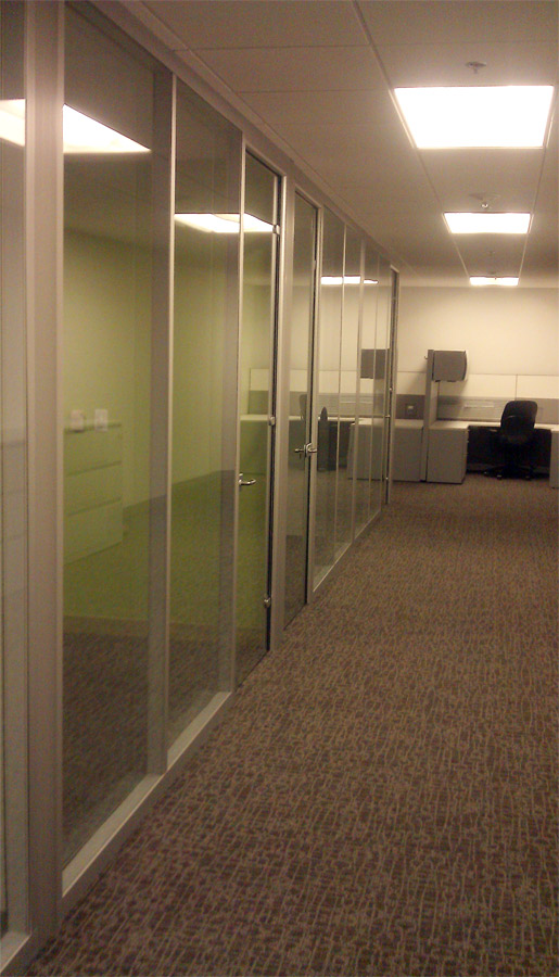 Anodized Aluminum and Glass Offices