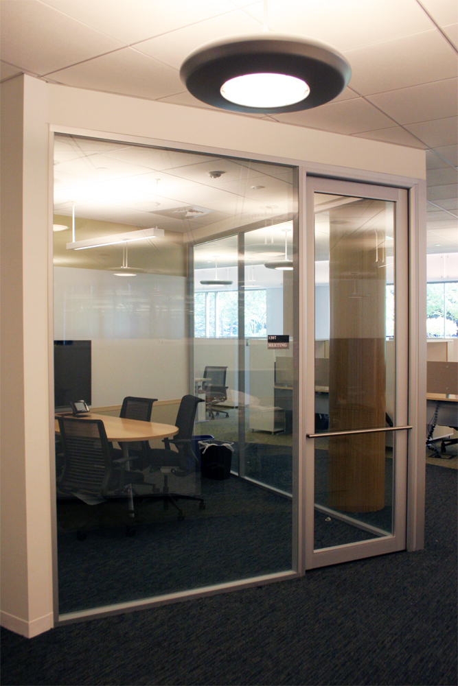 Flex Series - Glass Office with Aluminum Framed Glass Door