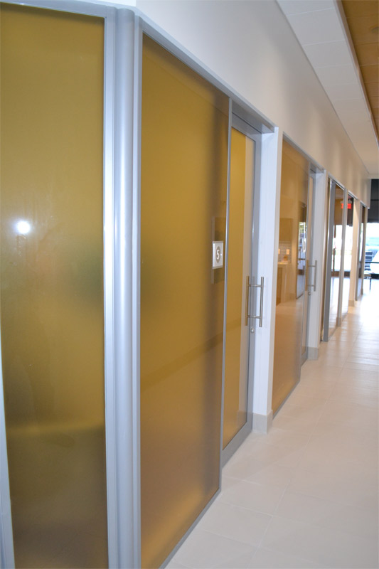 Healthcare office fronts - Nxtwall wall systems