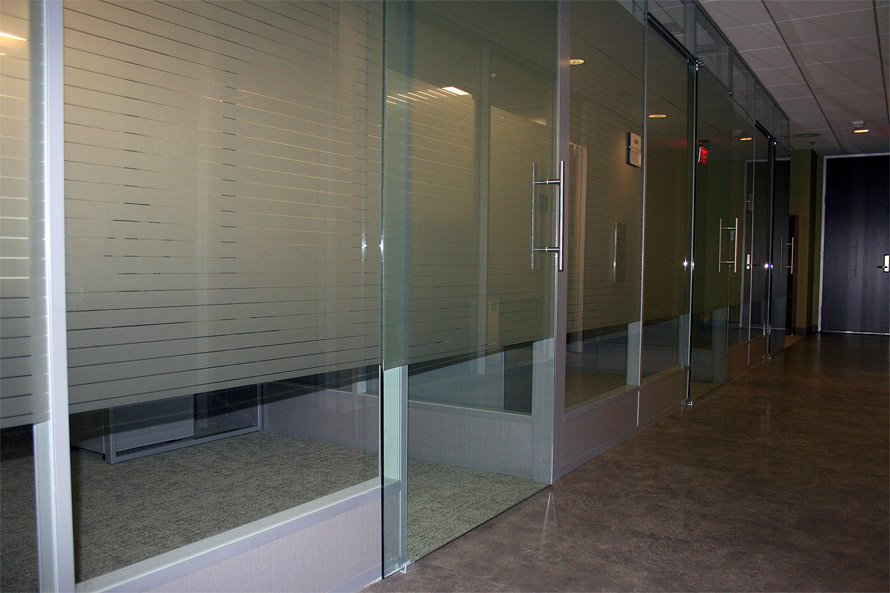 Modular power way with tempered glass wall panels