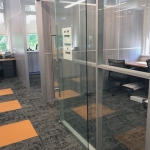 Glass and Solid Wall Free Standing Modular Offices
