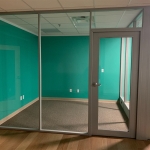 Glass demountable wall offices Flex Series