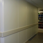 MSU Library Solid Walls with Custom Extrusion Finish