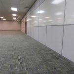 Porcelain whiteboard integrated with insulated solid walls