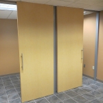 Double solid sliding doors flex series
