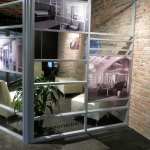 Multi-segmented demountable wall Chicago NxtWall showroom