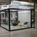 View Series modular freestanding glass offices #0328