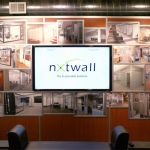 Feature Wall - demountable wall system - NxtWall Chicago showroom