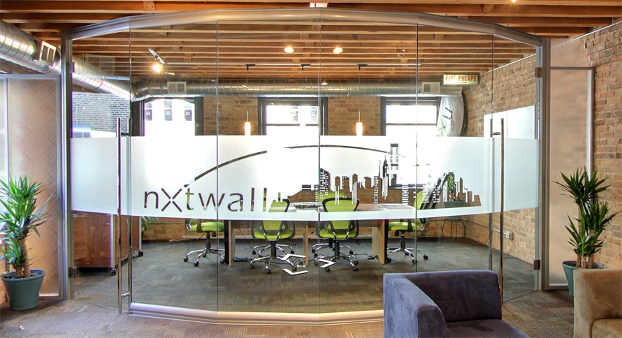 Nxtwall Chicago showroom View series conference room
