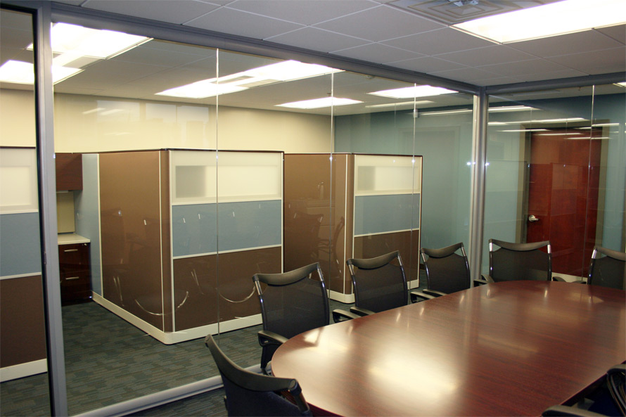 Clear Glass Conference Room Walls, FNB
