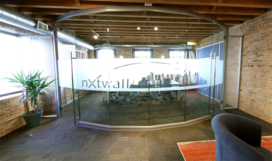 Curved Glass Conference Room - View Series