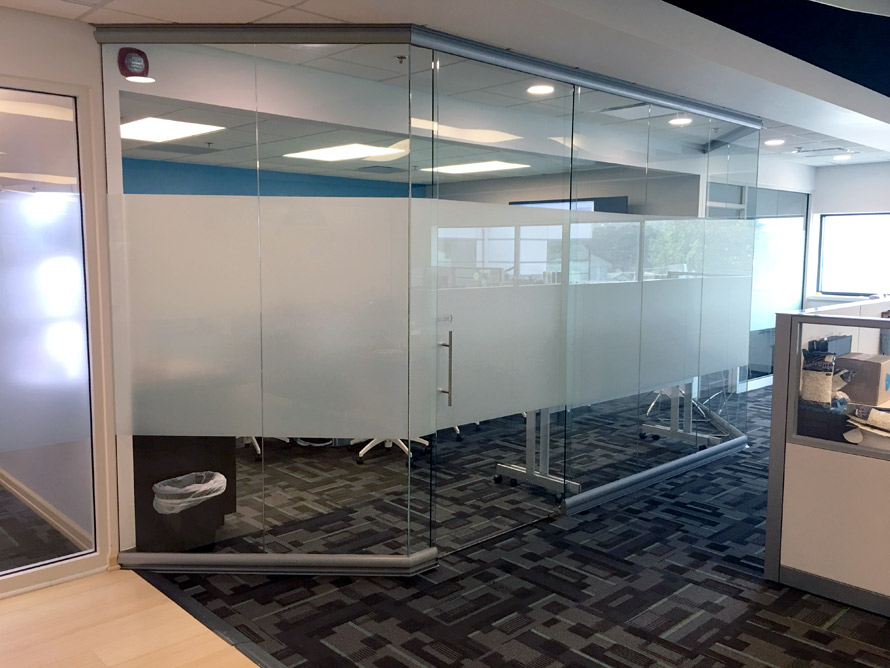 Glass walls Conference room (trapezoid shape) - View Series