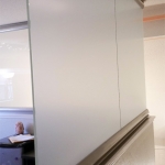 Frosted film glass walls - View Series