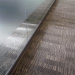 NxtWall View series floor track detail