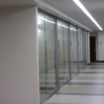 Glazed offices with sliding doors - View Series