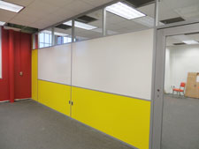 MSU Classroom demountable wall system flex by Nxtwall