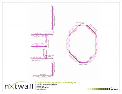 NxtWall Original Project Plan Drawing - 2015