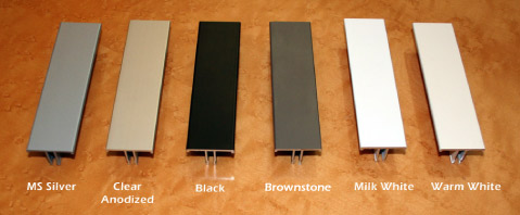 NxtWall Wall Frame Finish Colors