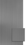Rib 2 - MirroFlex Wall Pattern
