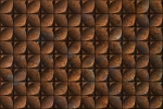 CAST IRON SQUARES RUSTED fusion wall panel