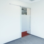 NxtWall elegant sliding frameless glass door with soft open/close door mechanism #1032