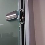 Self-closing glass door hinge #0321