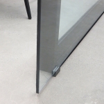 Glass sliding door floor guide #0370