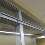 Sliding door rail detail #0372