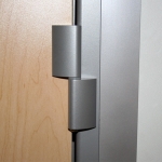 Standard swing door hinge ms-silver finish #0319