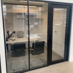 Demountable glass wall office - Flex Series #1755