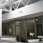 Flex Series MSU Curved Wall Glass Application with Radius Corner Posts #0181