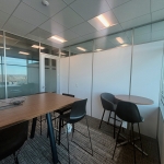 Flex Series Offices with Glass Clerestory NxtWall Dealer Showroom #1842