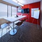 Flex Series side wall with mounted monitor #0950