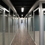 Full-Height Glass Walls Attached to Soffit #1820