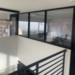 Glass wall on top of knee wall - Flex Series #1754