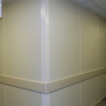 MSU Library Solid Walls with Custom Extrusion Finish #0222