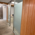 Single Pane Clear Tempered Glass Office - Flex Series #1795