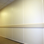 Solid Wall Panels with Matching Wall Trim Finish #0223