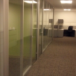 Anodized Aluminum and Glass Offices #0218