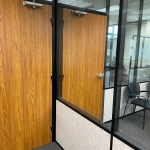 Wood Swing Solid Core Door with Surface Mounted Closing Mechanism #1796