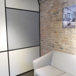 Solid panel side wall with adaptable/flexible wall start #0430