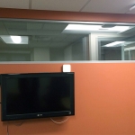 Cut-in window integrated with standard drywall construction #0618