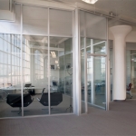 Flex Series Demountable Wall Flexible Glass Offices #0163