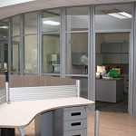 Flexible Higher Education Radiused Offices - Flex Series #0151