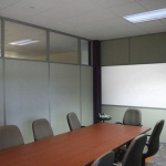 Solid Fabric Panels with Whiteboard #0152